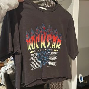 cropped Rockstar tshirt